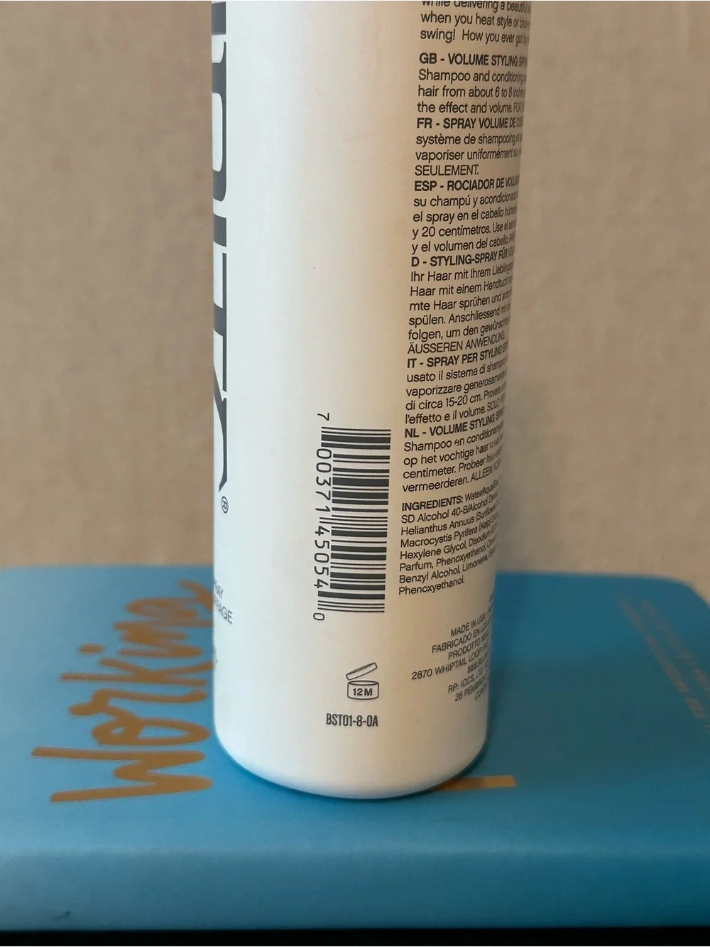 Unite Boost Volumizing Spray - Professional Hair Volumizer